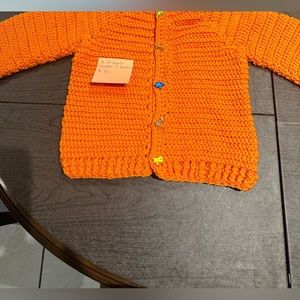 Toddler sweater and beanie